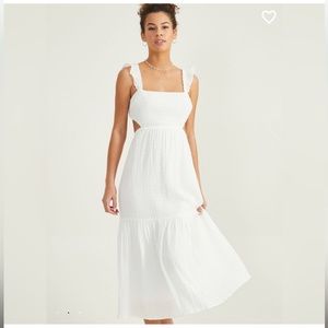 Altar’s State Maeve Open Back Midi Dress size S